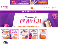 Tablet Screenshot of belezanaweb.com.br